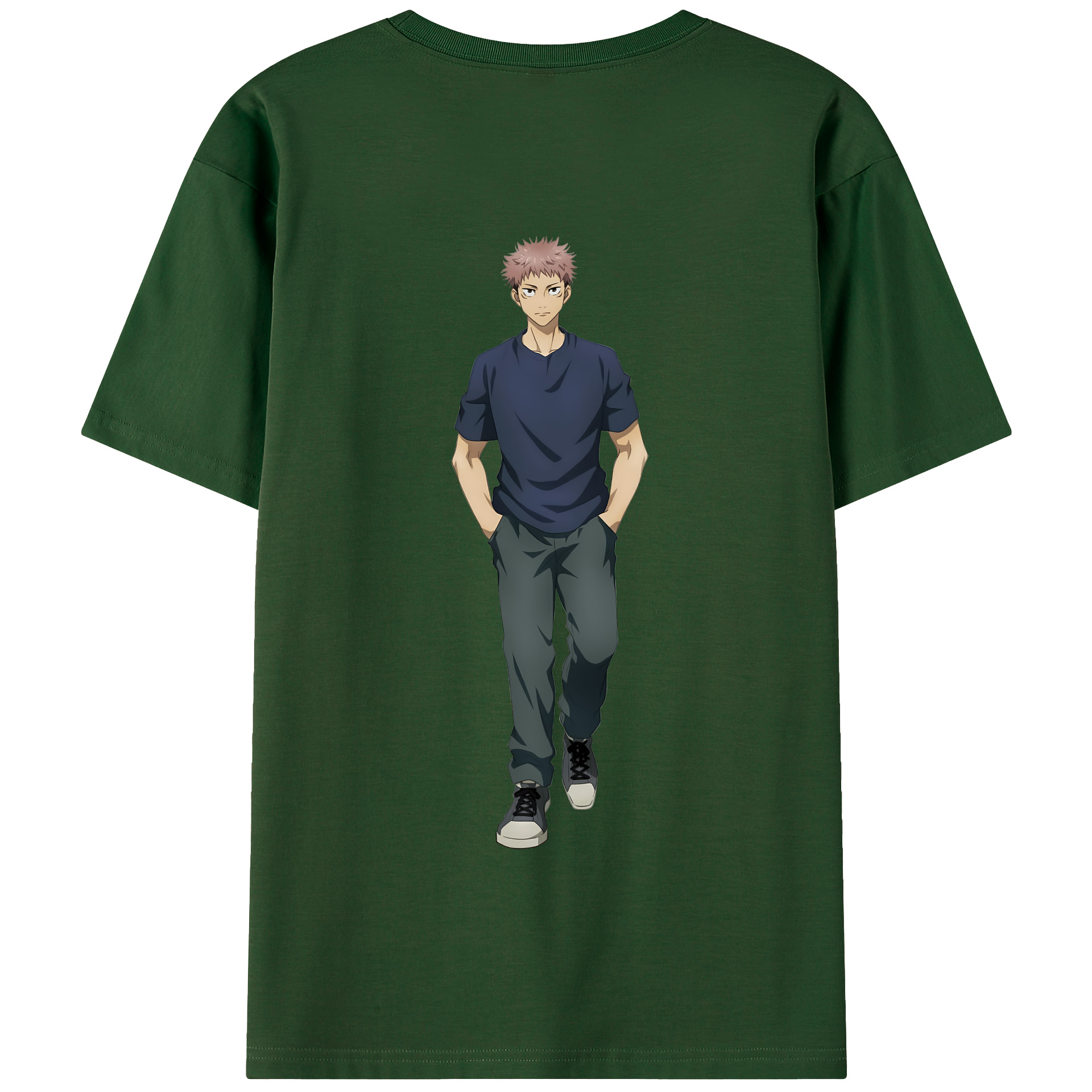 （画像用） 呪術廻戦 Jujutsu Kaisen 綿100％半袖Tシャツ（背面プリント）
